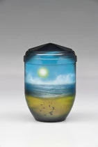 Sand mit Pfotenabdrücke, airbrush, Kupfer